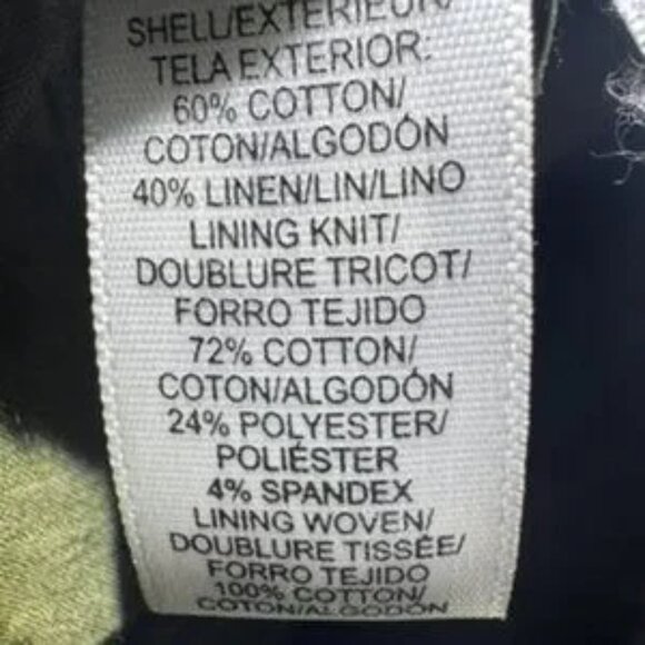 LOFT Utility Jacket Military Green Cotton Full Zip Cinched - L - Picture 5 of 7